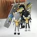 Sonic Keychain Kawaii Mini Figure Series Superhero Comic Book Character Movie Blue & White The hedgehog Shadow (Silver)