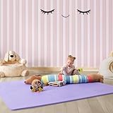 Superficie: 110 x 110 cm. Espesor: 15 mm. Certificado CE y Controles anti tóxicos Impermeable y fácil de limpiar Importante: los dibujos de la superficie no coinciden de un color a otro