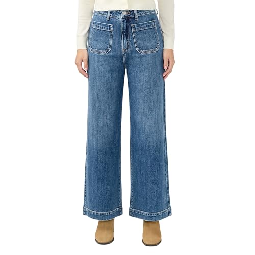Silver Jeans Co. Women's 70s High Rise Wide Leg Jeans