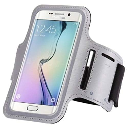Capa de Braço Braçadeira Suporte de Celular Academia Corrida 5.5 Polegadas (Braçadeira Cinza)