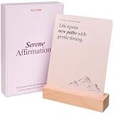 KatchOn, Intelligent Change Mindful Affirmations Cards, 52 Daily Affirmation Cards for Women with Display Stand | Positive Affirmations for Inspiration, Mindfulness & Self Care, Growth Gift Idea