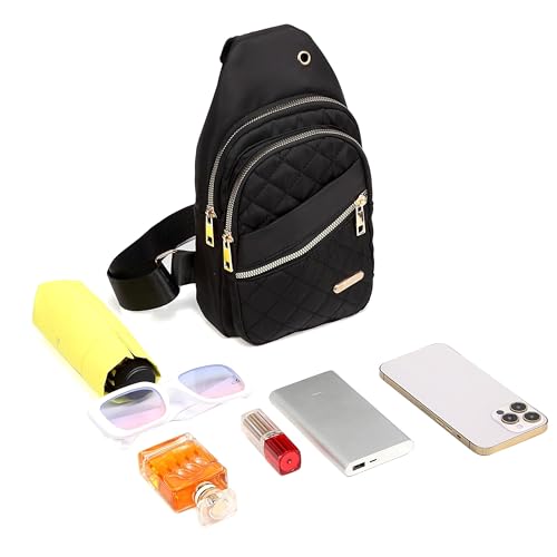 Image of Small Sling Bag for Women Crossbody Sling Backpack Casual Daypack Backpack Cross Body for Travel Outdoor Hiking