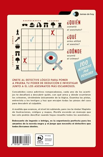 Murdle: Resuelve el crimen: 100 acertijos endiablados para solucionar usando la lógica y el poder de la deducción (Voces de hoy) - Imagen 3