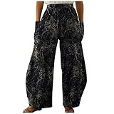 Hose für Mädchen, Sommerhose, elastisch, Encamp, gemustert, Quinceanera, bemalte Hose F359, Schwarz , 4X-Large