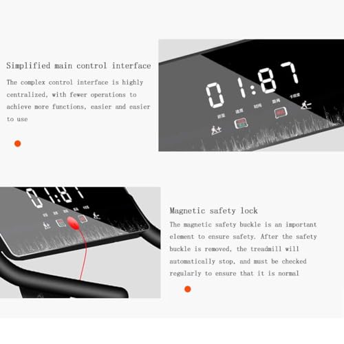 Image of Treadmills for Home Foldable Running Treadmill Electric Machine for Gym Home Office Indoor Space Saving Walking & Jogging Cardio Fitness