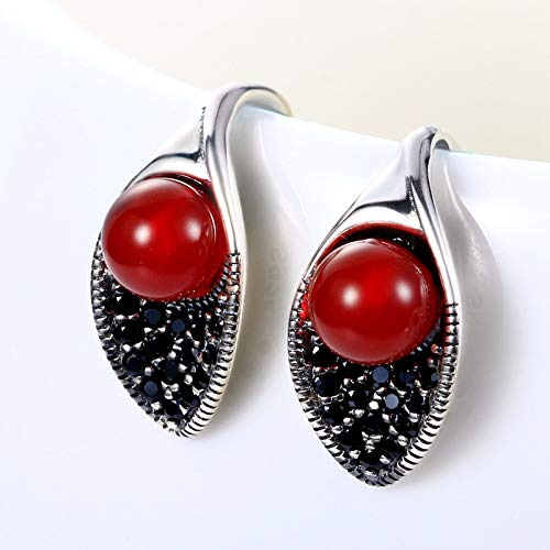 Boucles d'oreilles argent 925 femmes bijoux classiques rétro