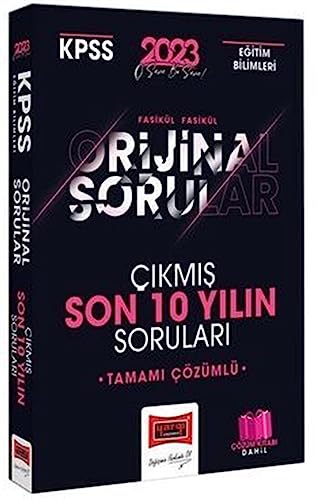 2023 KPSS Eğitim Bilimleri Fasikül Fasikül Orjinal Son 10 Yılın Çıkmış Soruları ve Çözümleri Yargı Yayınları