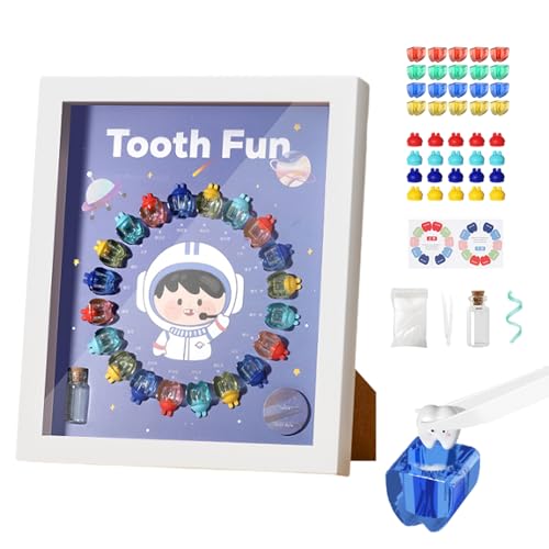 Opiniones y reviews de Cajas para dientes disponible en línea. 44 Caja Para Dientes De Leche - Almacenamiento Y Exhibición De Primeros Dientes De Leche | Marco De Fotos Para Dientes De Leche, Cajas Organizadoras De Recuerdos Para Niños,...