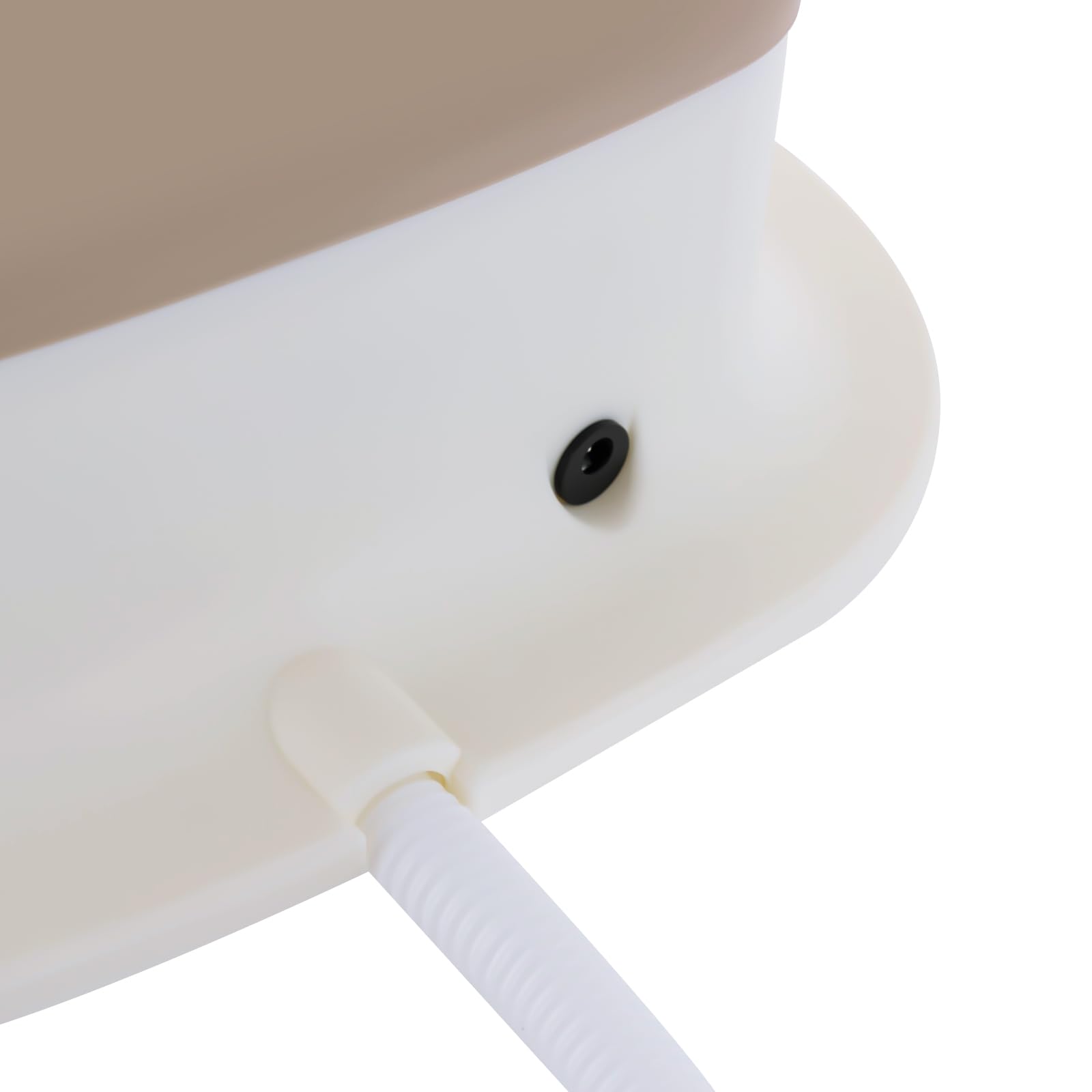 Mini lavatrice pieghevole, 30 x 30 x 14 cm, 10 l, portatile, con adattatore, tubo di scarico e scolapiatti per famiglie, appartamenti, dormitori (Kaki)