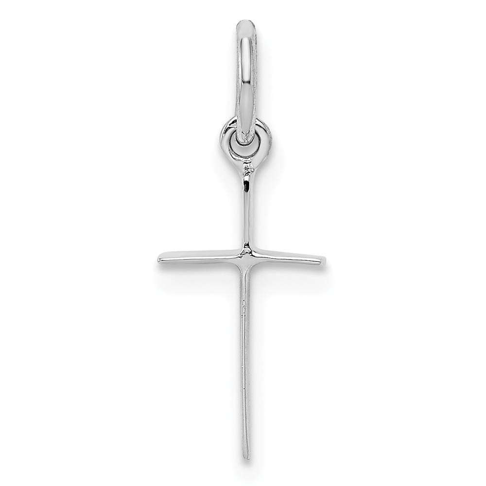 925 Sterling Silver Childs Cross Religious Pendant Charm Necklace Kid Fine Jewellery For Women Gifts For Her