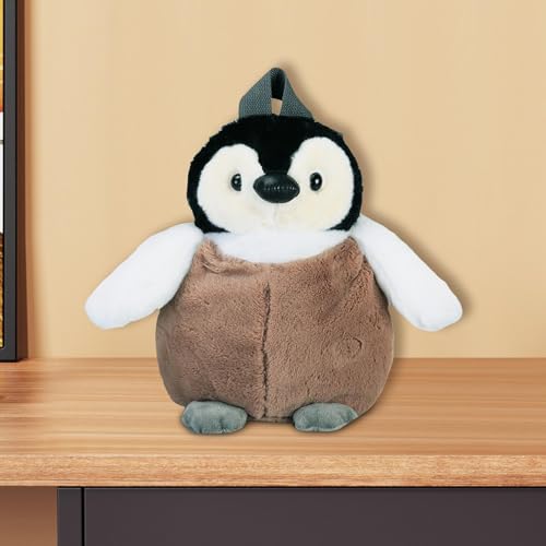 APLVFFZH Plüsch-Pinguin-Rucksack, Reisetasche, lässiger Rucksack für Jungen, Mädchen, Kinder, Erwachsene