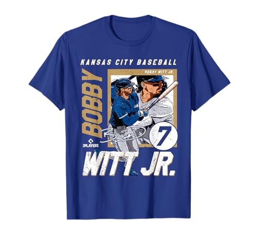 Bobby Witt Jr. | Kansas MLB Baseball Players| MLBBWI204M T-Shirt