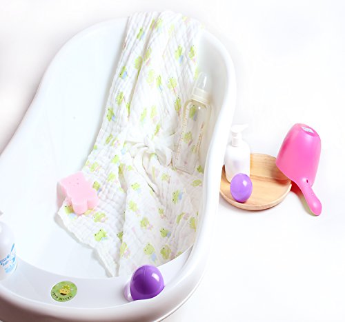 Lucear - Panni per doccia per bambini con ganci