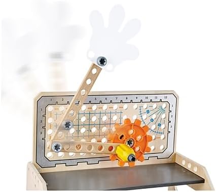 Miniatura 2 de Hape Discovery Scientific Workbench | Juguete de construcción para niños, taller infantil con más de 10 creaciones posibles, juguetes para niños de