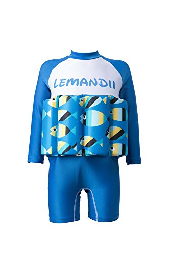 Baby Kids Floatation Suit Float One-Piece Swimwear Buoyancy for Girls Boys 1-10Years