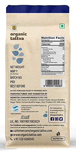 Image of Organic Tattva, Organic Gluten Free Sonamasuri Brown Unpolished Rice - 1Kg | All Natural, Quality Health Food, Enriched with Dietary Fibers & Nutrients (Pack of 2)