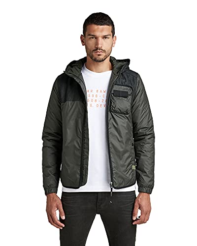 G-Star Raw Denim Mix Padded Jacke, Chaquetas Para Hombre, Gris Raven D20119-B577-976 , M G-Star Raw Denim Mix Padded Jacke, Chaquetas Para Hombre, Gris Raven D20119-B577-976 , M