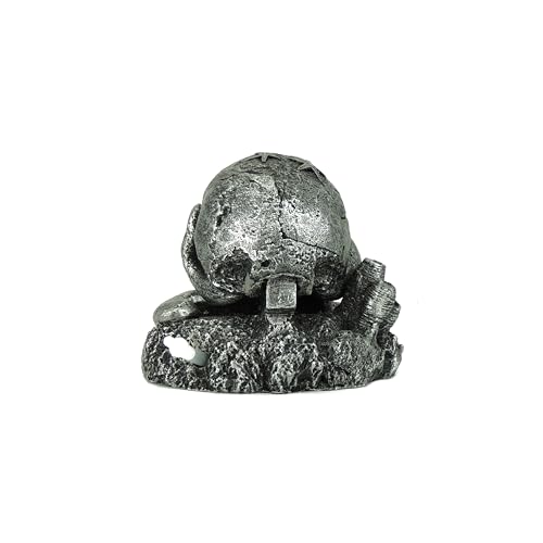 CLASSIC Skull with Octopus Aquarium Ornament (Action Feature) - Fish Tank Decoration - 125x108x112mm, 125 x 108 x 112mm - Image 4