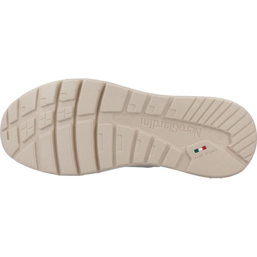 Nero Giardini E512862D Sneakers Donna in Pelle, Tela E Materiale Tecnico