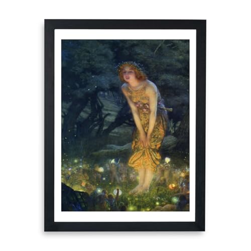 Edward Hughes Midsummer Eve petite affiche encadrée Spiffing Prints tableau