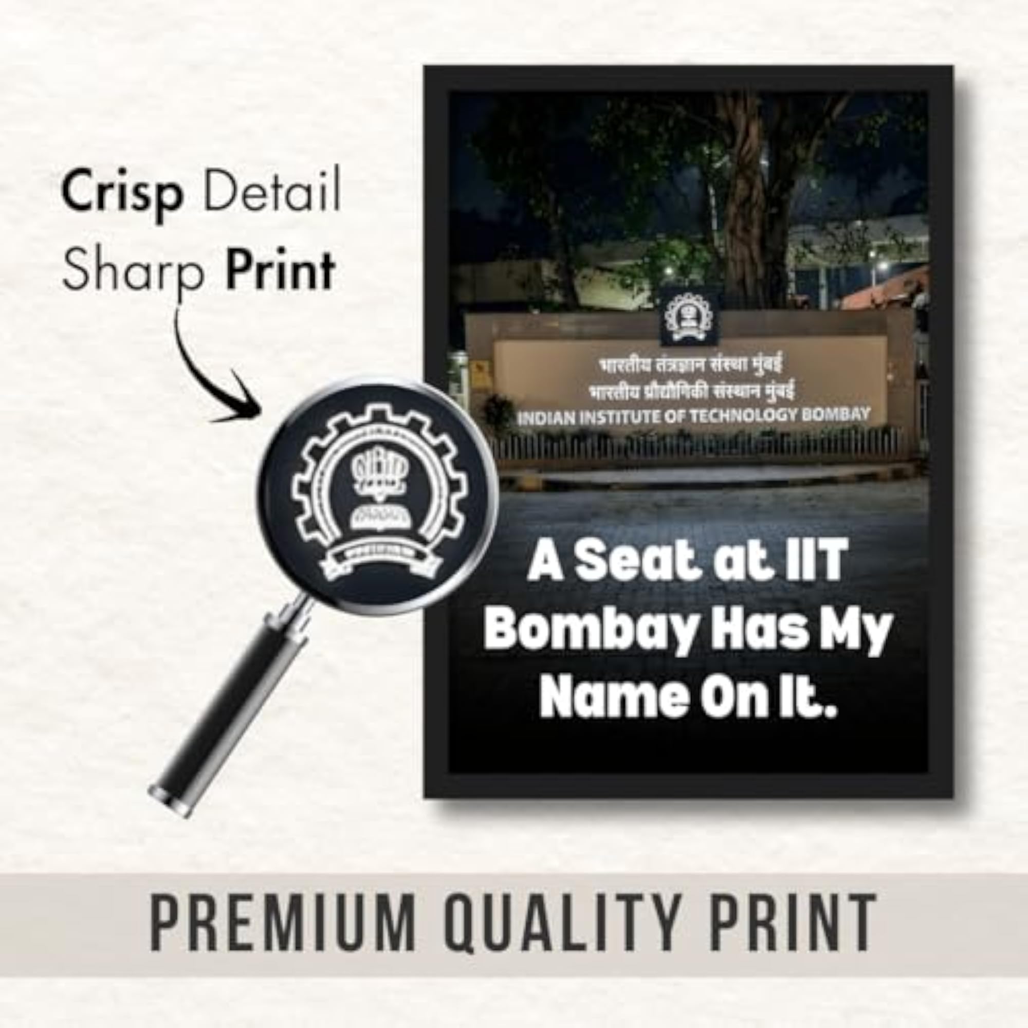 IIT Bombay Wall Frame Poster