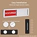 Vacant Occupied Sign,Privacy Sign for Home Office Hotles Hospital Conference Room,Slider Door sign (Tells Whether Room Vacant or Occupied)