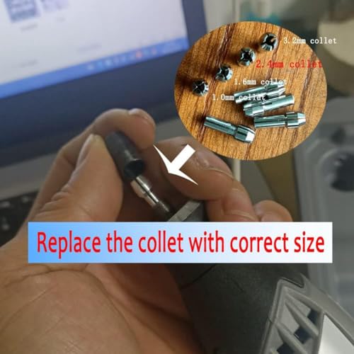 berjalan 10 Pieces Jewelry Setting Cutters - 3/32 Inch Shank Stone Setting Cutter Cylinder - Cone Shaped Lapidary Tools - Image 3