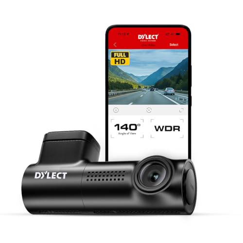 Dylect® Sense Classic 1080p Single Channel Dash Cam with Night Vi...