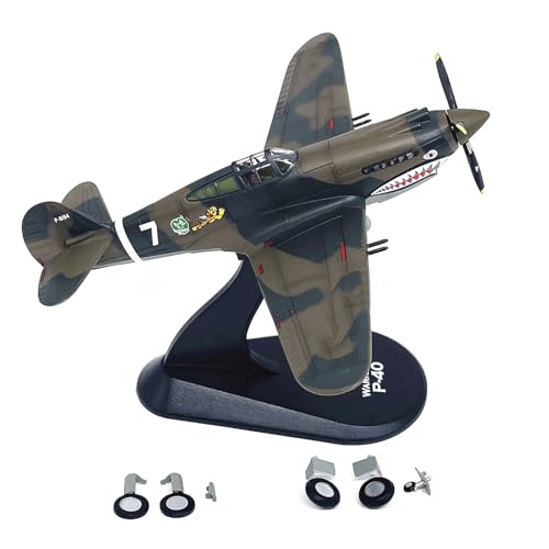 合金 WWII 米国 P-40C ウォーホーク No.7 戦闘機 模型 1:72 おもちゃ シミュレーション 科学展示モデル
