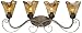 Wall Light Bronze Scroll 29 1/2" Art Glass Fixture for Bathroom Over Mirror Bedroom - Franklin Iron Works