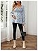 MakeMeChic Women's Maternity Blouse Floral Square Neck Ruffle Sleeve Shirts Peplum Shirred Business Office Work Tops Blue Small