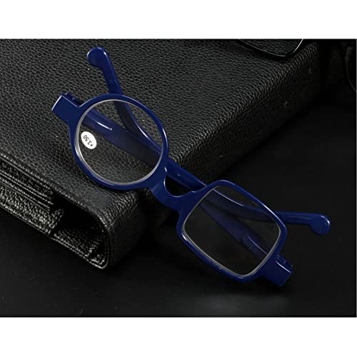 Mincl Readers 3 Pack Quality Irregular Glasses Frame Resin Square Round Reading Glasses For Men And Women (3-Pack-Floral, +2.5) #TOP3