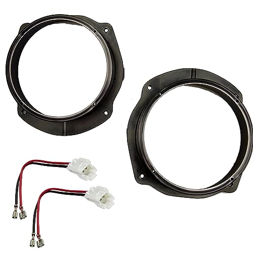 Sound-way Adaptateurs Aadres Anneaux pour Haut-parleurs Enceintes Speakers 16.5 cm / 165 mm Compatible avec Fiat Stilo, Bravo, Croma/Lancia Delta