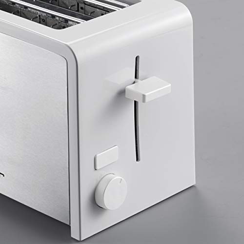 Cloer 3211 Toaster, 825 W, für 2 Toastscheiben, integrierter Brötchenaufsatz, Nachhebevorrichtung, Krümelschublade… – Bild 3