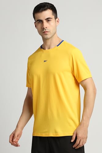 Image of Reebok Men's Sport T-Shirt - Moisture Wicking Sports T-Shirt | Workout Running Training Tshirt for Men's | Half Sleeve Active Tee