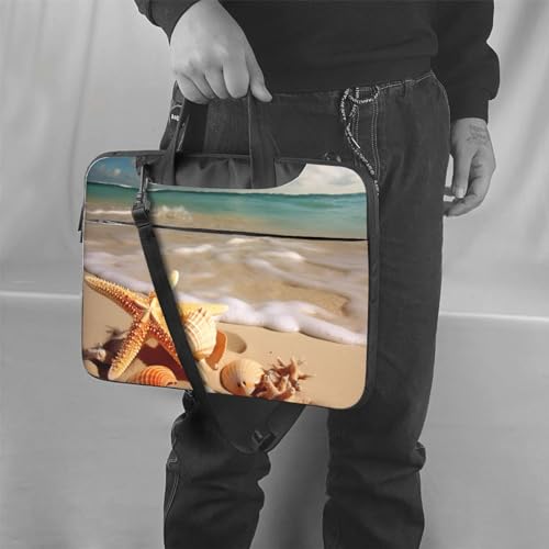 Bolso bandolera para laptop KHiry 15.6 pulgadas negro miniatura 2