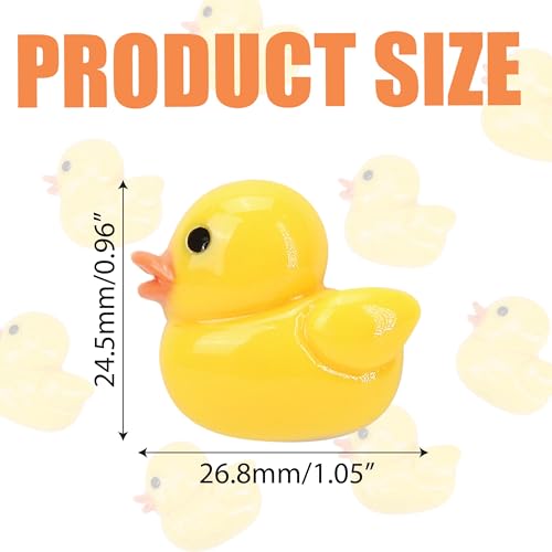 10 imanes de pato decorativos para refrigerador miniatura 2