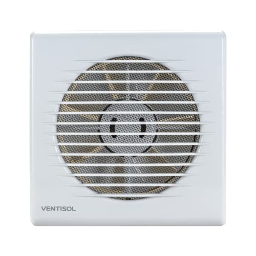 Ventisol kit ventilador axial exaustor para banheiro kexb-03 150mm vz2 tfx2 bivolt