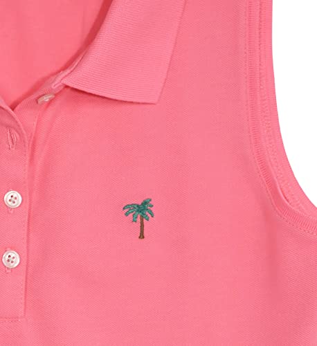 J.crew Mercantile Women's Sleeveless Polo Shirt (Xxl, Palm Pink) #TOP1