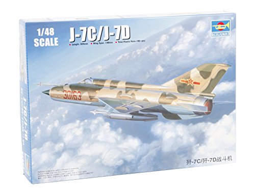 Maquette avion en plastique 1/48 J7 C/J7D Trumpeter 002864 kit de modélisme
