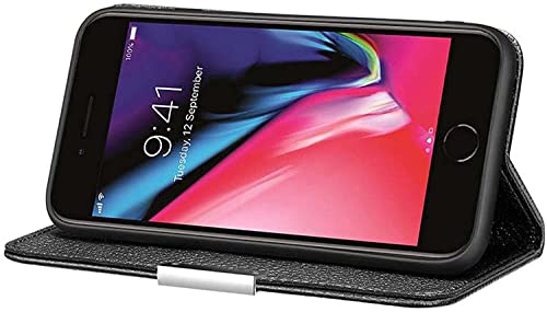 Housse iPhone SE 2020 rouge avec béquille pour appels vidéo mains libres