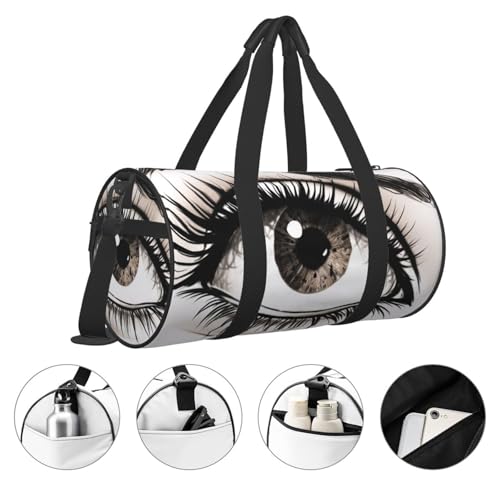 Travel Duffel Bag Lightweight Carry On Weekender Overnight Bags Eyelash Sports Tote Gym Backpack with Adjustable Strap Hospital Bags Foldable Luggage Bag for Women Men3