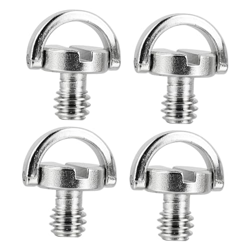 NUOBESTY Kit De Vis De 1/4 Pouce pour Plaque De Fixation Rapide Et Support De Trépied