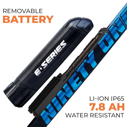 Image of NINETY ONE E-Drago | Electric Cycle | 7.8 Ah Battery | 29 T | Front Suspension 80mm | 250 Watts | IP65 BLDC Motor | 85% pre-Assembled | 2 Years Battery Warranty | Black Blue
