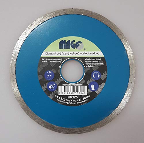 De Diamante Ø125 mm azulejos piedra acero hormigón handwerker Calidad Universal, Diámetro: 125 mm Cover