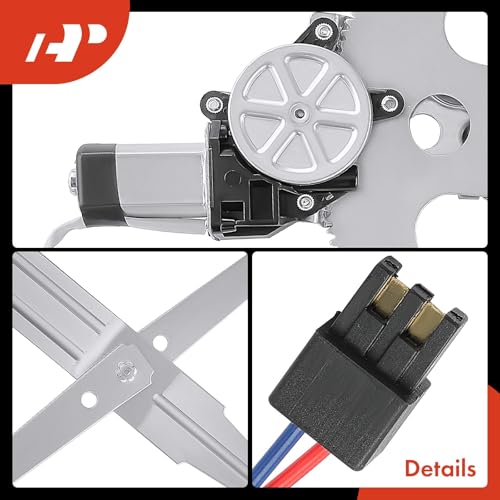 A-Premium Electric Power Window Regulator with Motor Compatible with Chevrolet Camaro Pontiac Firebird 1993-2002 Front Right Passenger Side