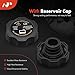 A-Premium Coolant Overflow Recovery Reservoir Tank [W/ Sensor & Cap] Compatible with Chevrolet Silverado 1500 2500 3500, Suburban, Tahoe & GMC Sierra, Yukon & Cadillac Escalade, Replace# 15203949