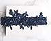 Handmade Navy Blue Lace Wedding Garter Set