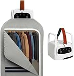 Portable Clothes Dryer, Mini Dryer for Clothes, Travel Small Cloth Dryer for Apartment, RV, Hotel, 300W Fast Electric Cloth Dryers with Adjustable Timer, Hold 7 Clothing, 140°F Constant Temp