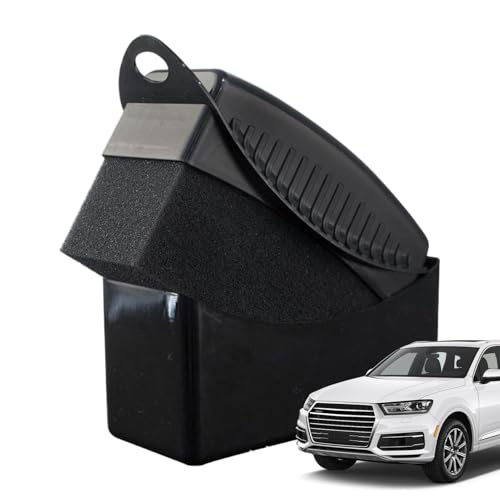Esponja de pulido para neumáticos de coche, aplicador de apósito de neumáticos de coche, esponja de pulido de cera brillante, esponja de espuma suave reutilizable con detalles de cubierta, limpieza de